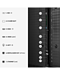 Hisense 100UR8STUK 4K Ultra HD RGB MiniLED TV Black