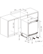 Hisense FUV124D4AWE 101L Under Counter Freezer