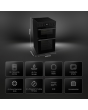 Hisense HDCEC5C10B Double Oven Electric Cooker 50cm Black