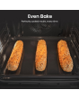 Hisense HDCEC5C10B Double Oven Electric Cooker 50cm Black