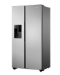 Hisense RS694N4TCF 91cm Frost Free PureFlat American Style Fridge Freezer - Stainless Steel
