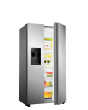 Hisense RS694N4TCF 91cm Frost Free PureFlat American Style Fridge Freezer - Stainless Steel