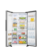 Hisense RS694N4TCF 91cm Frost Free PureFlat American Style Fridge Freezer - Stainless Steel