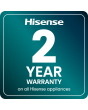 Hisense WF3S1243BW3 12kg 1400 Spin Steam Washer