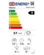 Hisense WFGE90141VM Hisense 1400 Spin 9kg White Washing Machine