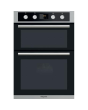 Hotpoint DD2844CIX 59.5cm Built In Electric Double Oven - Silver