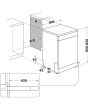 Hotpoint H7FHP43WUK Dishwasher with Maxi Space Tub