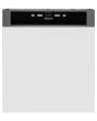 Hotpoint HBC2B19XUKN Semi Integrated Full Size Dishwasher 13 Place 11L 49Db 5 Progs Quick Wash