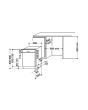 Hotpoint HBC2B19XUKN Semi Integrated Full Size Dishwasher 13 Place 11L 49Db 5 Progs Quick Wash