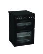 Hotpoint HDE6VDCASB1 50cm Double Oven Cooker Black