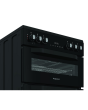 Hotpoint HDE6VDCASB1 50cm Double Oven Cooker Black