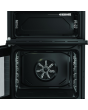 Hotpoint HDE6VDCASB1 50cm Double Oven Cooker Black