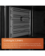 Hotpoint HDE6VDCASB1 50cm Double Oven Cooker Black