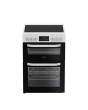 Hotpoint HDE6VDW 60cm Double Electric Ceramic Cooker