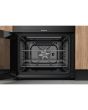 Hotpoint HDEU67V9C2B/UK 60cm Double Oven Electric Cooker with Ceramic Hob - Black
