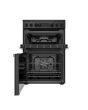 Hotpoint HDEU67V9C2B/UK 60cm Double Oven Electric Cooker with Ceramic Hob - Black