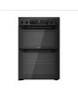 Hotpoint HDEU67V9C2B/UK 60cm Double Oven Electric Cooker with Ceramic Hob - Black