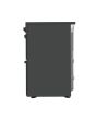 Hotpoint HDEU67V9C2B/UK 60cm Double Oven Electric Cooker with Ceramic Hob - Black