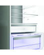 Hotpoint HPK26413XR6UKE 59.5cm 70/30 Fridge Freezer Black Steel