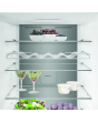Hotpoint HPK26413XR6UKE 59.5cm 70/30 Fridge Freezer Black Steel
