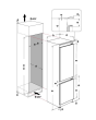Hotpoint HPK25292B4UK 54cm 70/30 Integrated Fridge Freezer