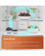 Hotpoint Dual No Frost Fridge Freezer 66.1cm Inox