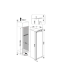 Hotpoint HTSD18F013H1BI 54cm Integrated Tall Freezer