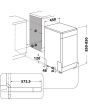 Indesit DSFE1B10 45cm Slimline White 10 Place Settings Dishwasher