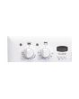 Indesit ID60C2W 60cm White Electric Double Ceramic Cooker