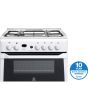 Indesit ID60G2W 60Cm White Gas Double Oven With 4 Burner Hob