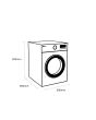 LG F2T208WSE Freestanding Washing Machine
