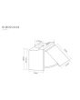 Maurice Lay INCH Integrated Cooker Hood Slider Controls 600Mm