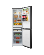 Midea MDRB379FGD30 60/40 No Frost Fridge Freezer Black