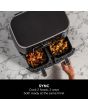Ninja AF200UK Foodi 4-in-1 Dual Zone 7.6L Air Fryer - Black