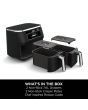 Ninja AF200UK Foodi 4-in-1 Dual Zone 7.6L Air Fryer - Black