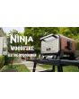 Ninja OO101UK Ninja Woodfire Outdoor Oven, Artisan Pizza Maker and BBQ Smoker - Terracotta/Steel