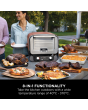 Ninja OO101UK Ninja Woodfire Outdoor Oven, Artisan Pizza Maker and BBQ Smoker - Terracotta/Steel