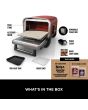 Ninja OO101UK Ninja Woodfire Outdoor Oven, Artisan Pizza Maker and BBQ Smoker - Terracotta/Steel