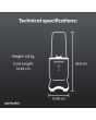 Nutribullet 2776 McLaren F1 Team Ultra 1200W blender in Grey.