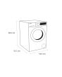Sensis WMF01814AW 8kg 1400 Spin Washing Machine - White