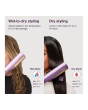 Shark HT401UKPU SilkiPro 2-in-1 Hair Straightener Dryer