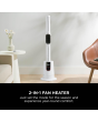 Shark TH200UKWH Fan & Heater White with LED Display