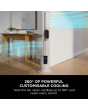 Shark TH200UKWH Fan & Heater White with LED Display
