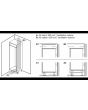 Siemens KI86NVFE0G 54.1cm 60/40 Built In Frost Free Fridge Freezer