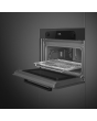 Smeg SO4201M1BI 40L Built-In Combo Microwave Black