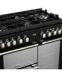 Stoves 444411460 St Dx Ster D900df Dual Fuel Gas Through Glass - Black