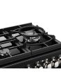 Stoves 444411460 St Dx Ster D900df Dual Fuel Gas Through Glass - Black