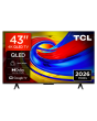 TCL 43P7L-UK 43inch 4K HDR QLED Google TV Black