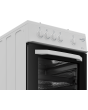 Zenith ZE501W 50cm Gas Single Oven with Gas Hob - White