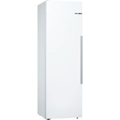 Bosch KSV36AWEPG 186x60 Upright Fridge, VitaFresh Plus, chrome bottle rack, LED light, 7 glass shelv